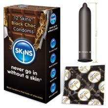 Skins Condoms Black Choc 12 Pack
