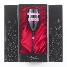 Black Champagne Flute  Bride To Be
